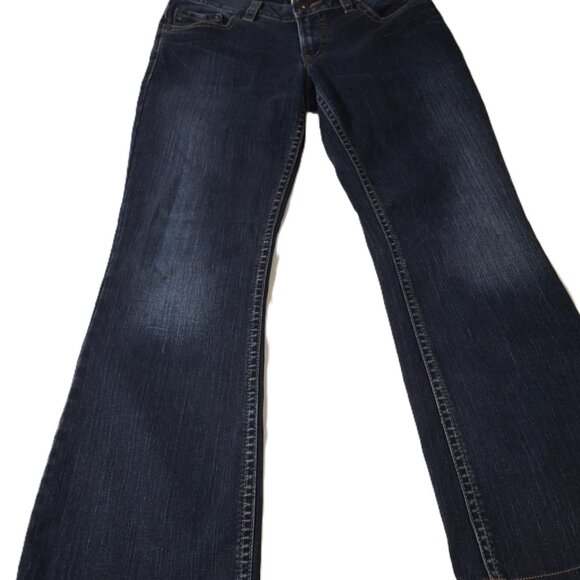 Silver Brand Low Rise Flared Bell Bottom Jeans Size 29/32 (Size 8) Vintage - Picture 3 of 16